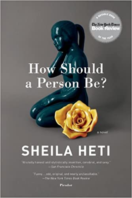 Heti, Sheila. How Should a Person Be? Book Cover. Amazon.com. https://www.amazon.com/How-Should-Person-Be-Novel/dp/125003244X. 18 April 2021.