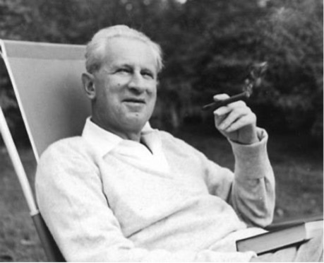 Image of philosopher, sociologist, and political theorist Herbert Marcuse in 1955.